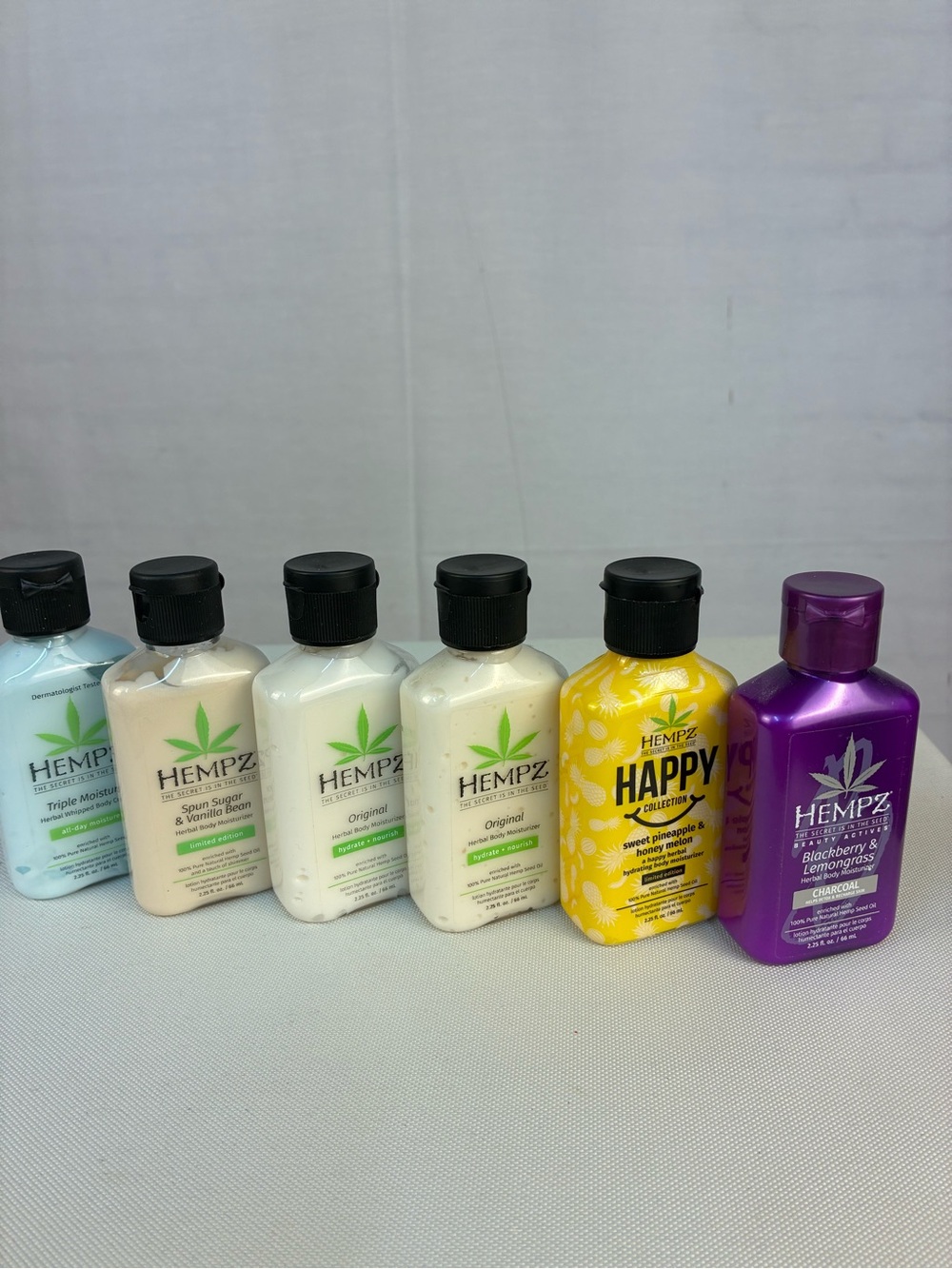 NEW Set of 6 Hempz Body Lotions